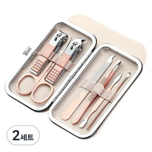 유니트리 손톱깍이 7종 세트, 2세트, 혼합색상