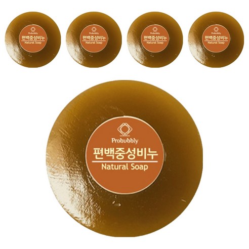 프로버블리 편백 중성비누, 110g, 5개입