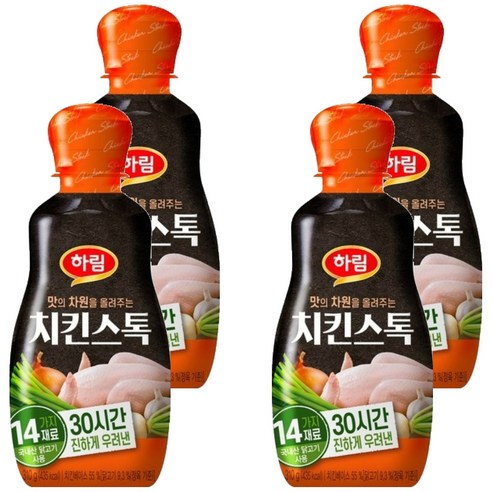 하림 치킨스톡, 310g, 4개