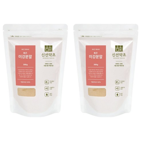 신선약초 볶음미강 분말, 300g, 2개