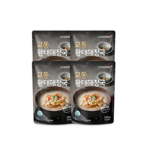 교동 황태해장국, 500g, 4개