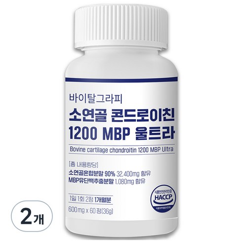 바이탈그라피 소연골 콘드로이친 1200 MBP 울트라 60p, 36g, 2개