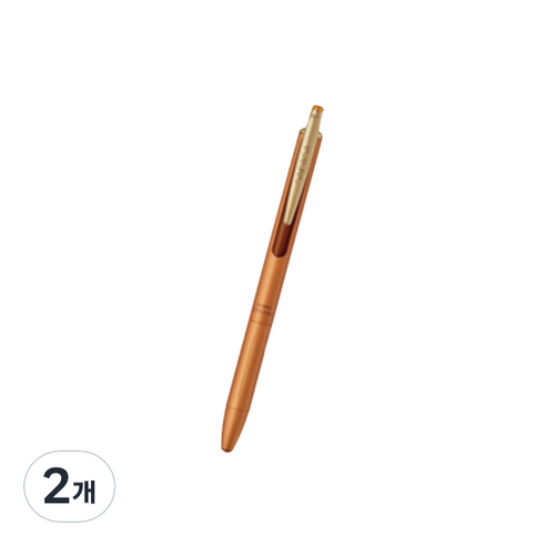제브라 사라사 그랜드 빈티지 볼펜 0.5mm, 카멜옐로우, 2개