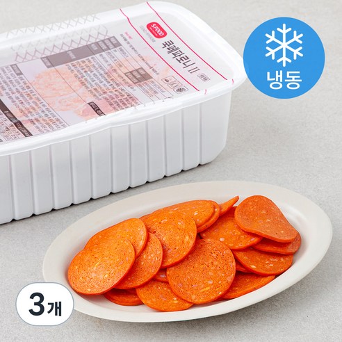 에쓰푸드 쿡페파로니 2 (냉동), 1kg, 3개