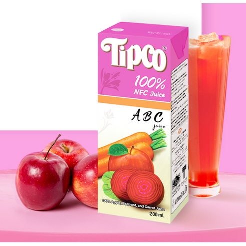 팁코 ABC 주스: 혼합된 과일과 야채로 만들어진 풍부한 영양과 깊은 맛을 제공하는 로켓배송 주스
