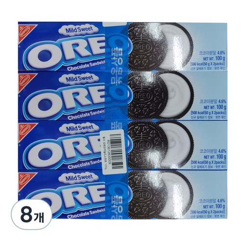 동서 오레오 마일드스위트, 100g, 8개