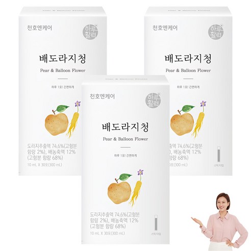 천호엔케어 배도라지청, 300ml, 3개