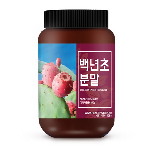 건강스토리 국내산 백년초 분말, 1개, 150g 한련초