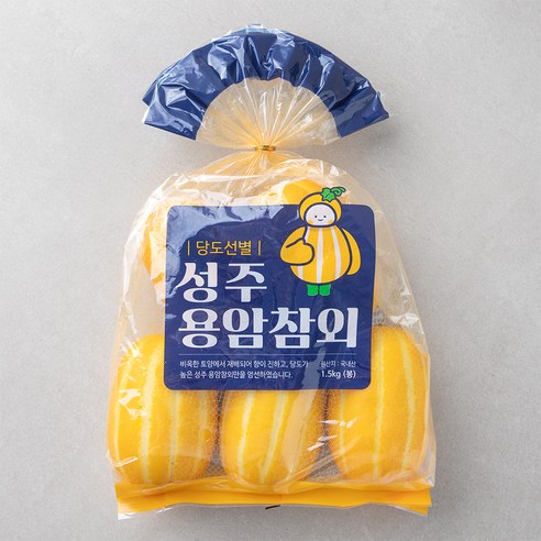 당도선별 성주용암 참외, 1.5kg(4~6입), 1봉 과일 Best Top5