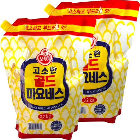 오뚜기 골드마요네스 스텐딩파우치 3.2kg, 2개