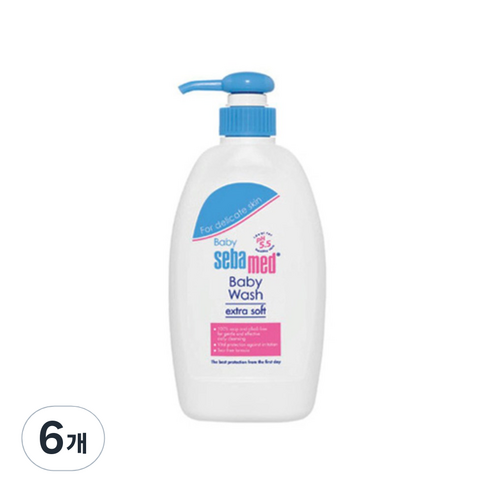 세바메드 베이비 워시, 400ml, 6개