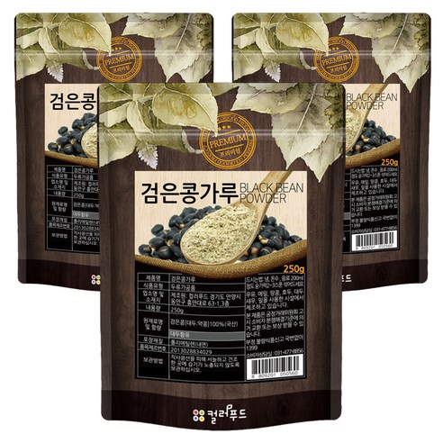 colorfood 국산 검은콩 가루, 250g, 3개