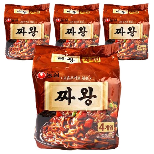 농심 짜왕 4개입, 4개