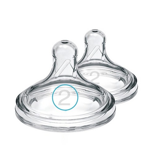 밤중 수유 횟수를 줄여주는 닥터브라운 와이드넥 젖꼭지 2단계!