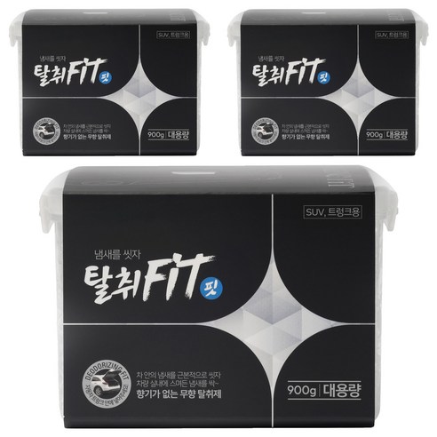 애경 탈취핏 차량용 탈취제 본품, 900g, 3개