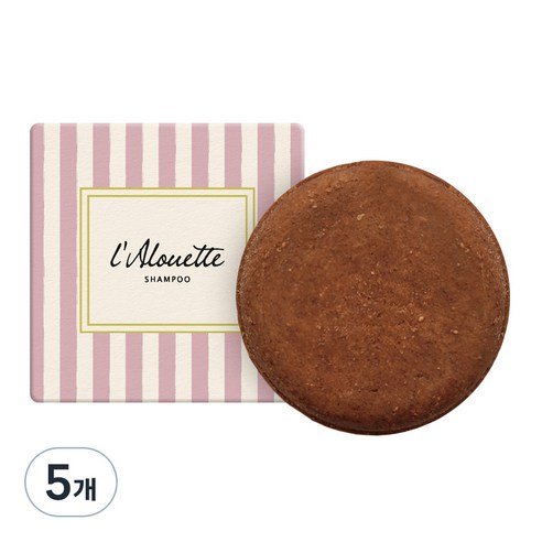 라루에뜨 프리미엄 약산성 프로틴 샴푸바 시나몬 가려운두피, 80g, 5개