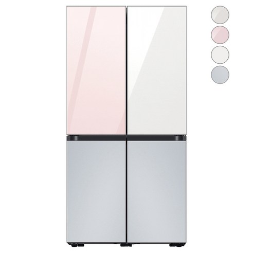 [색상선택형] 삼성전자 비스포크 4도어 프리스탠딩 냉장고 865L 방문설치