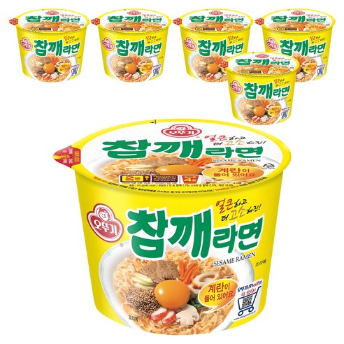 오뚜기 참깨 컵라면 110g