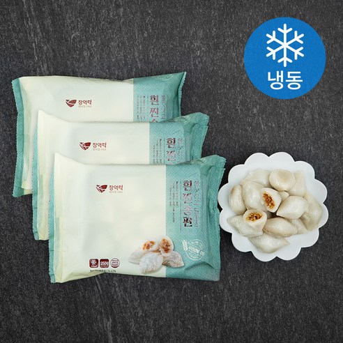 창억떡 쫄깃하고 달콤한 흰찐송편 (냉동), 250g, 12팩
