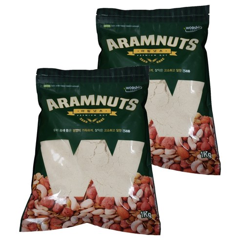 아람넛츠 아몬드 파우더 OP, 1kg, 2개