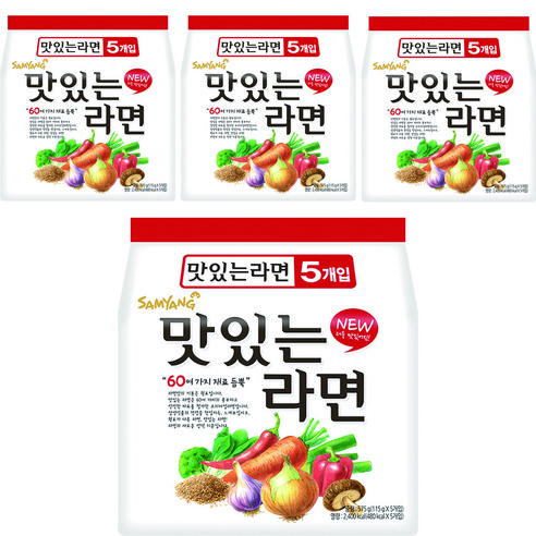 삼양 맛있는라면 115g, 20개