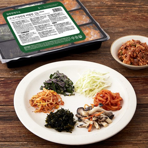 집반찬연구소 소고기강된장 비빔밥, 375g, 1개