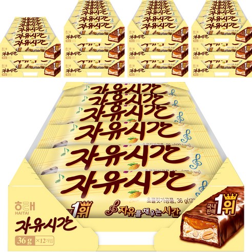 해태제과 자유시간 리얼초코, 36g, 144개
