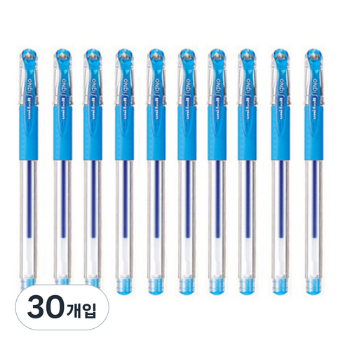미쓰비시 유니볼 시그노 UM-151 0.28mm, 라이트블루, 30개입