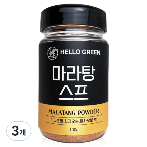 헬로우그린 마라탕 스프, 3개, 100g