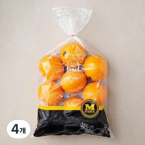 엠팍 고당도 네이블 오렌지, 2kg(중대과, 8~12입), 4개