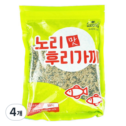 요리마스터 노리맛 후리가께, 4개, 500g