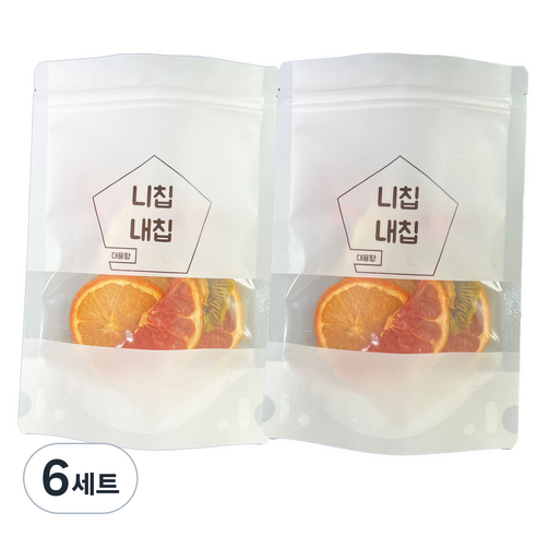 DIY 바크초콜릿 만들기용 건조과일 5종 세트 30g, 6세트