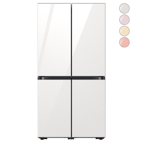 삼성 4도어 냉장고 - [색상선택형] 삼성전자 비스포크 4도어 프리스탠딩 양문형 냉장고 870L 방문설치