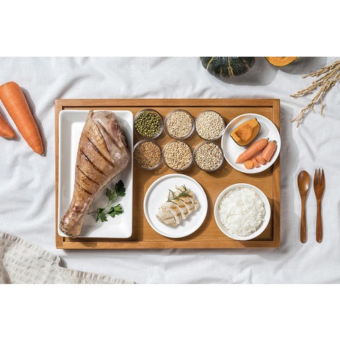 강아지의 건강과 행복을 위한 아미오 전연령 자연담은 식단 강아지 건식사료