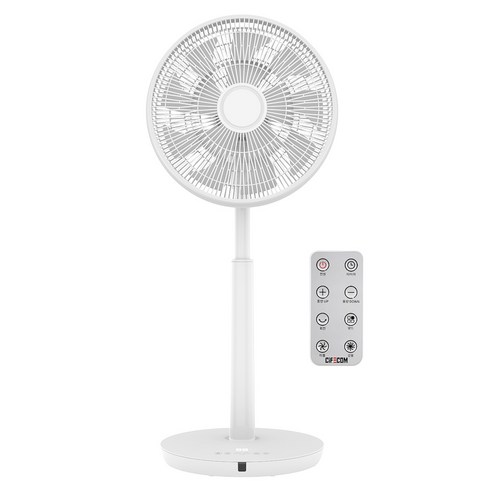 Chipcom 9-leaf Noise-Free Remote Control 12-speed BLDC Stand-type Fan, NDL2109RD