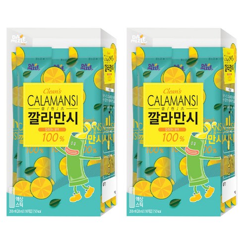 다미즐 클렌즈 깔라만시 스틱, 20ml, 10개입, 2개