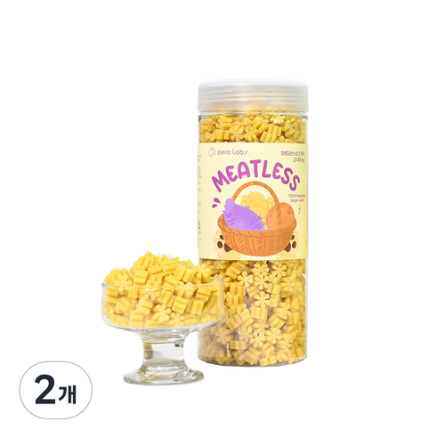 제로랩스 강아지 미트리스 비건 져키 간식 1kg, 고구마, 2개