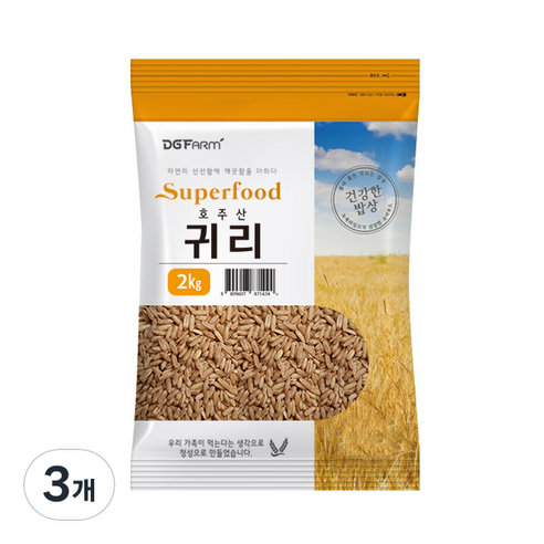 대구농산 호주산 귀리쌀, 2kg, 3개