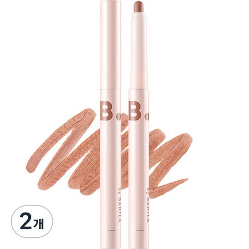 바닐라코 스머징 립 펜슬 0.8g, BE01 누드 오트, 2개