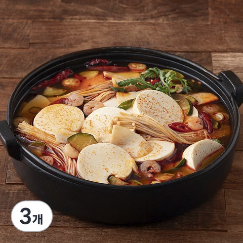 프레시지 짬뽕 순두부찌개 밀키트 2인분, 677g, 3개
