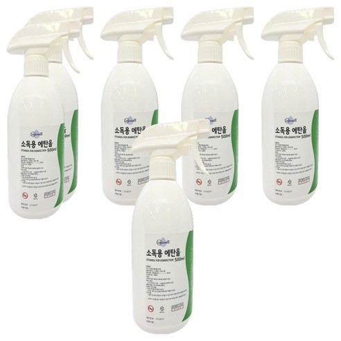 그래콜 소독용 에탄올, 6개, 500ml