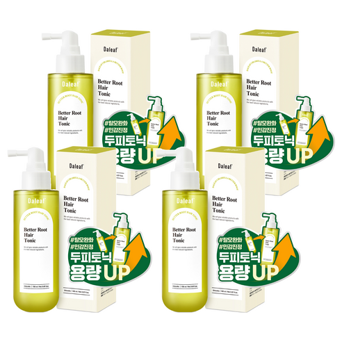 달리프 클로렐라 베러 루트 헤어토닉, 150ml, 4개
