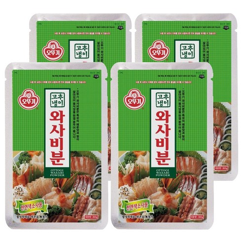 오뚜기 와사비분, 300g, 4개