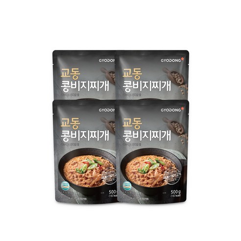 교동 콩비지찌개, 500g, 4개