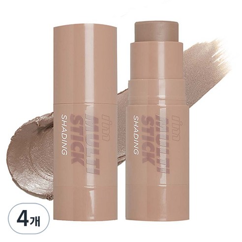 아임미미 아임 멀티스틱 쉐딩 6.7g, 002 쿨브론저, 4개