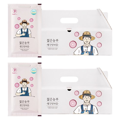 푸릇담 국내산 젊은농부 빨간양파즙, 3L, 2개