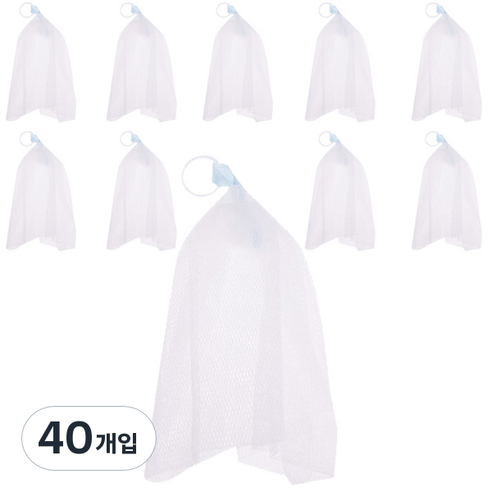 에이비엠 세안 비누 거품망, 혼합 색상, 40개