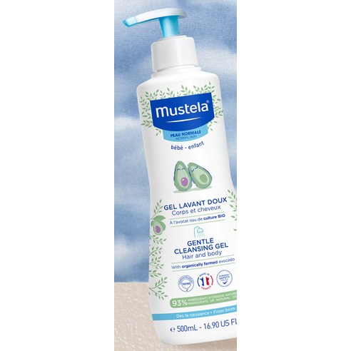 무스텔라 젠틀 클렌징 젤로 아기 피부를 부드럽고 촉촉하게!
