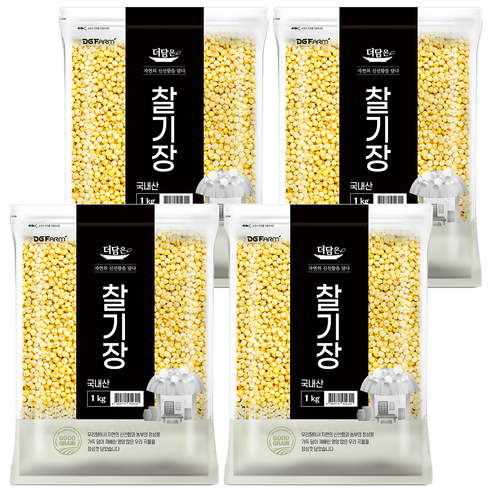 더담은 국산 찰기장, 1kg, 4개