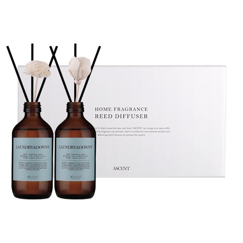 에이센트 네이처 디퓨저 본품형 200ml x 2p 세트, 런더리 앤 다우니, 1개